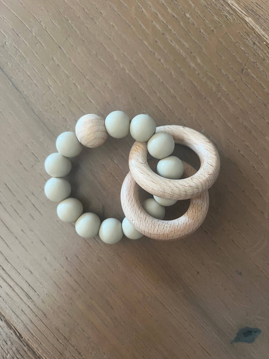 Oatmeal Ring Teether Color