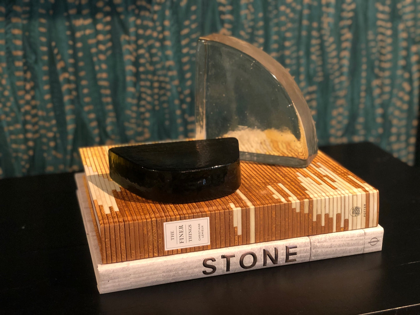Amber Bookend