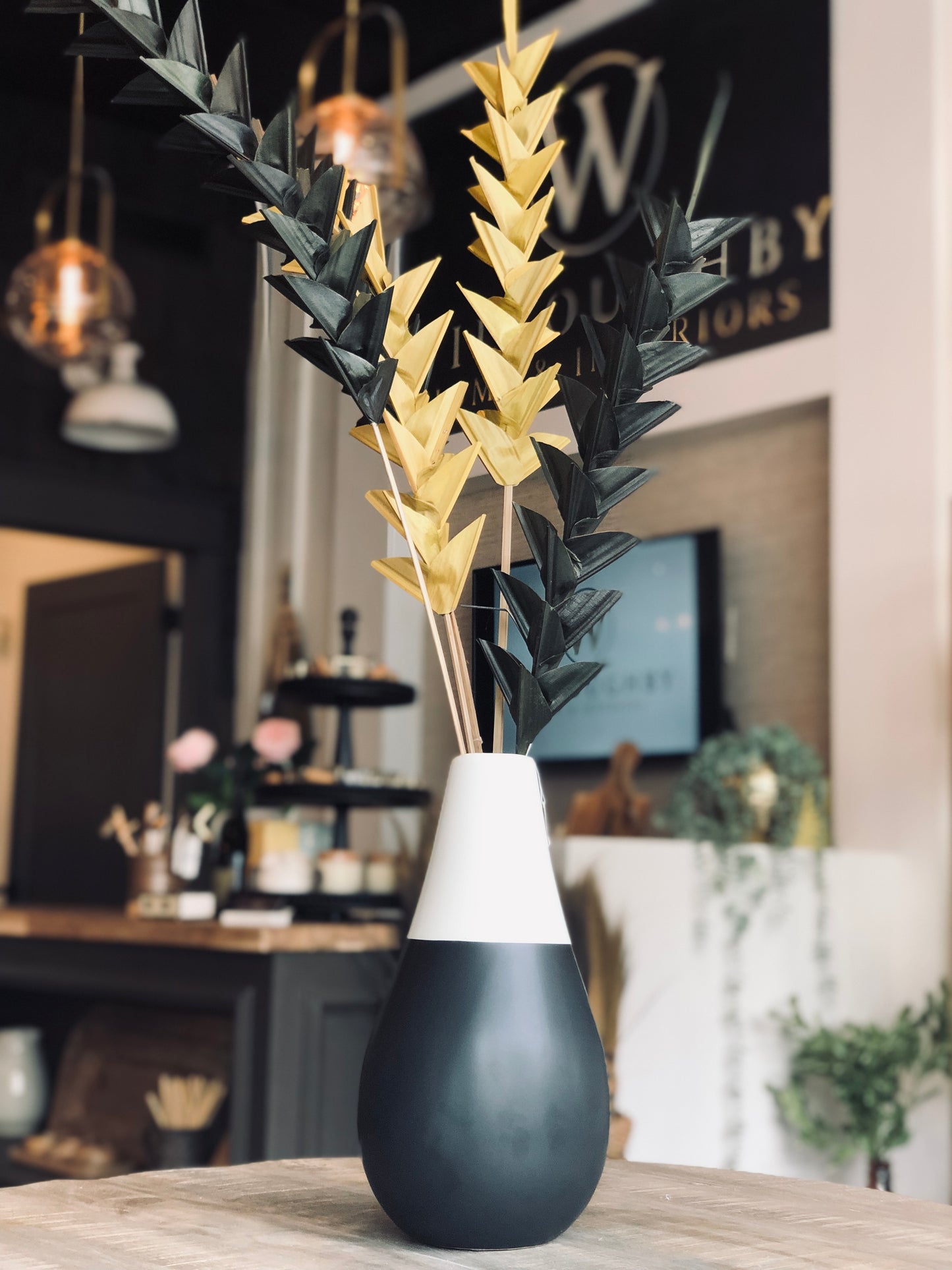Color Block Vase