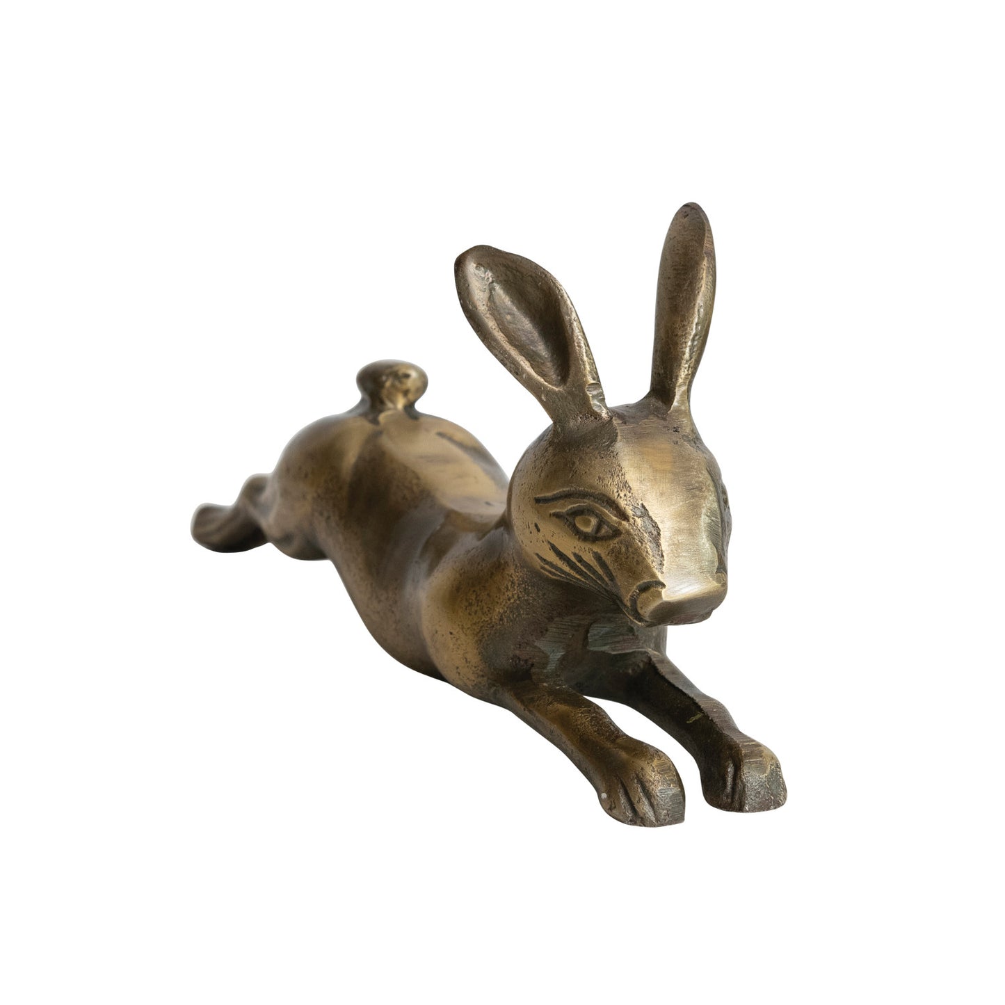 Rabbit Antique Brass Finish
