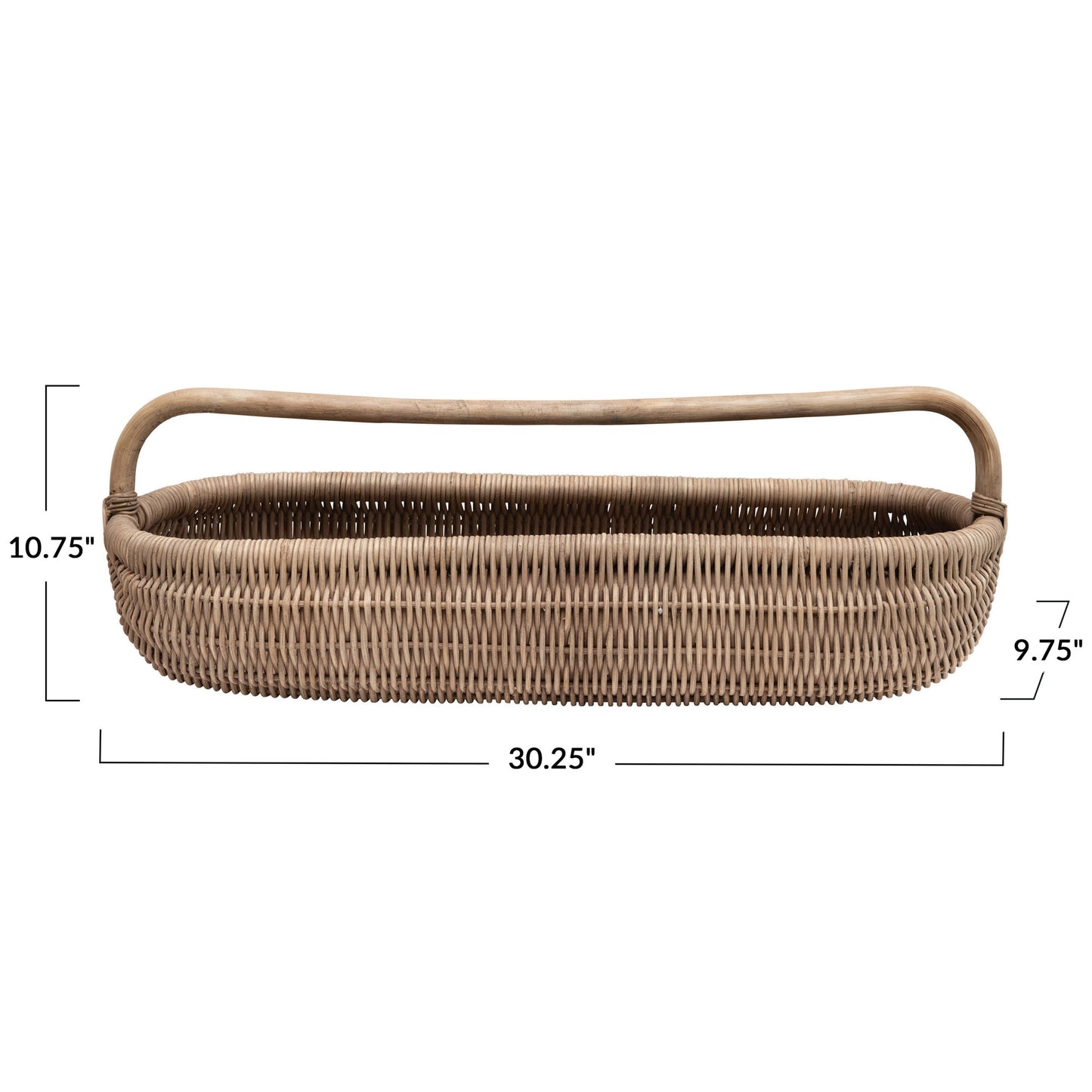 Rattan Long Stem Basket