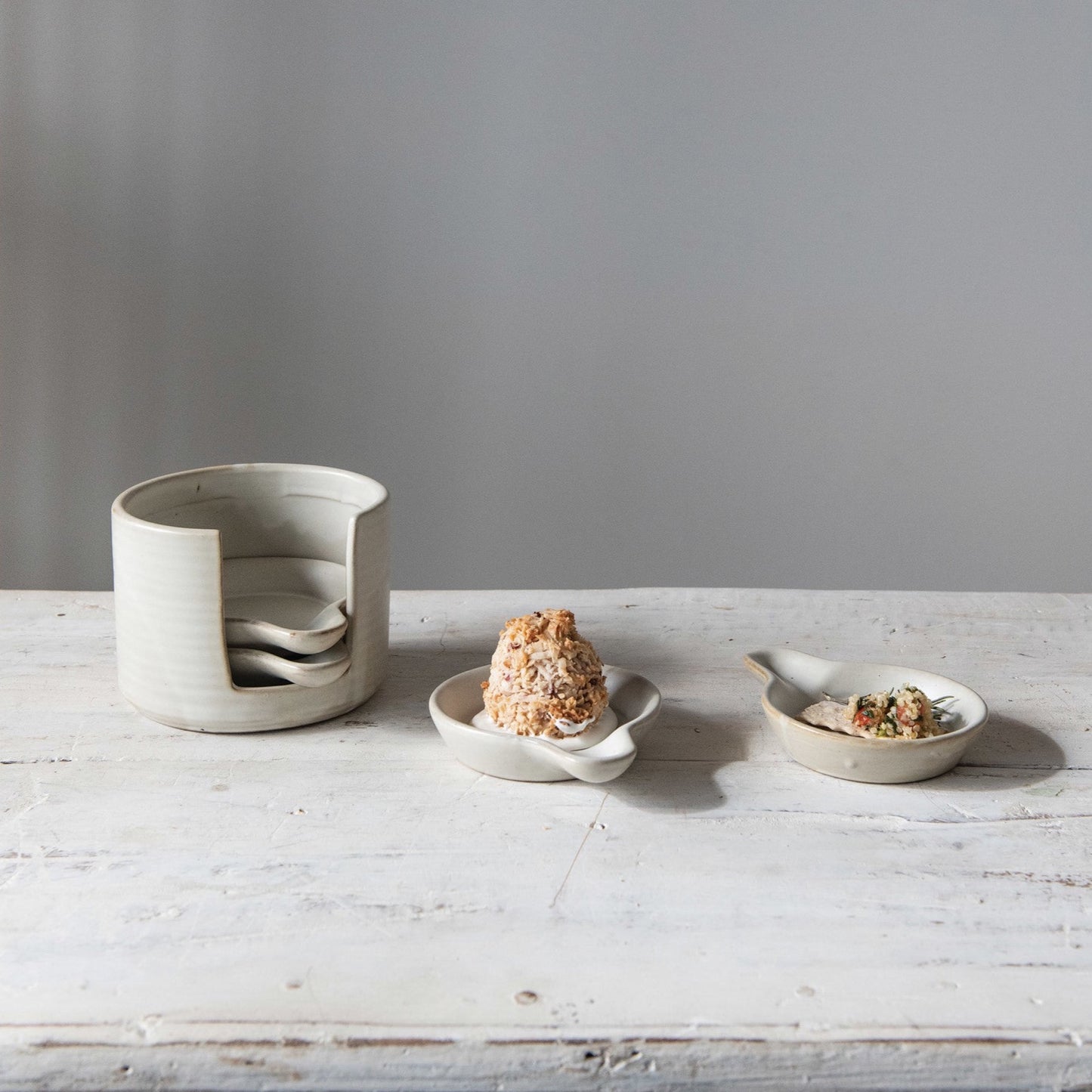 Tapas Plates & Holder