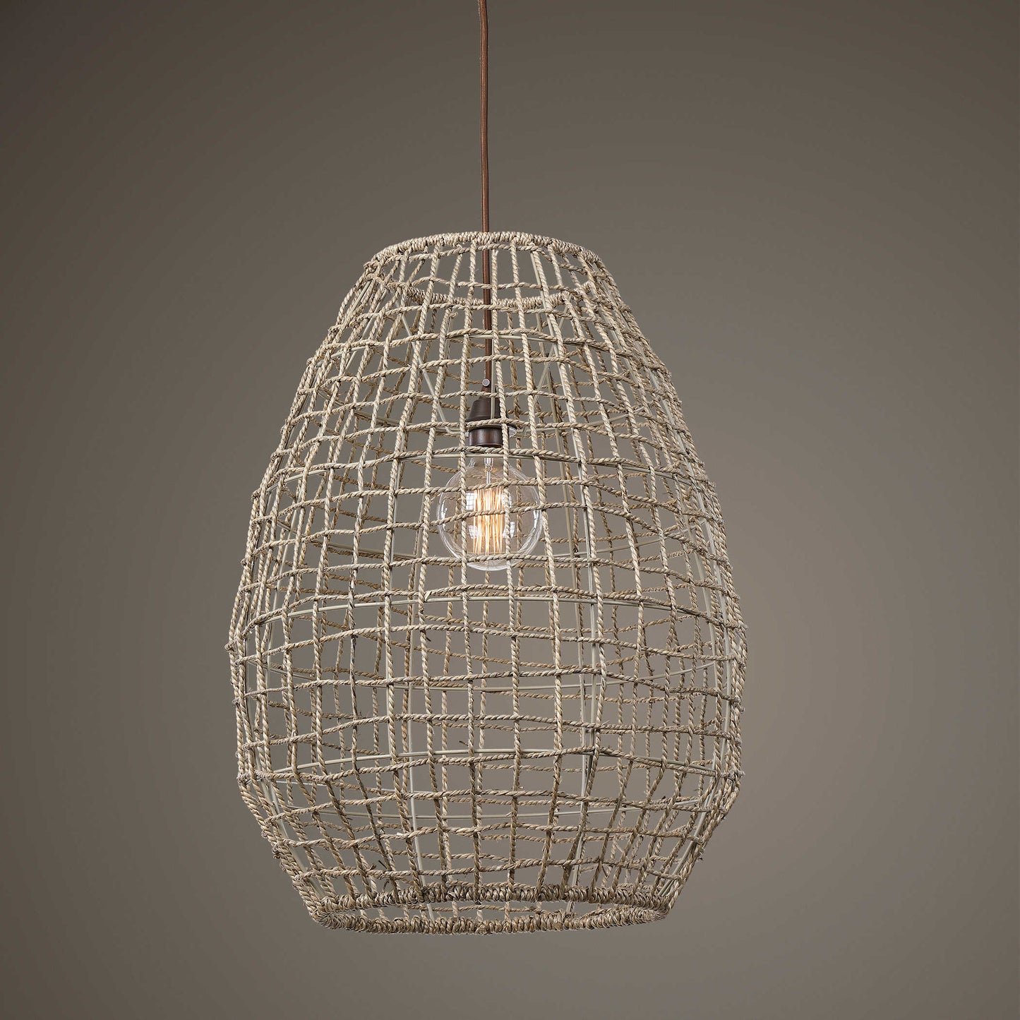 Cross Weave, 1 LT Pendant