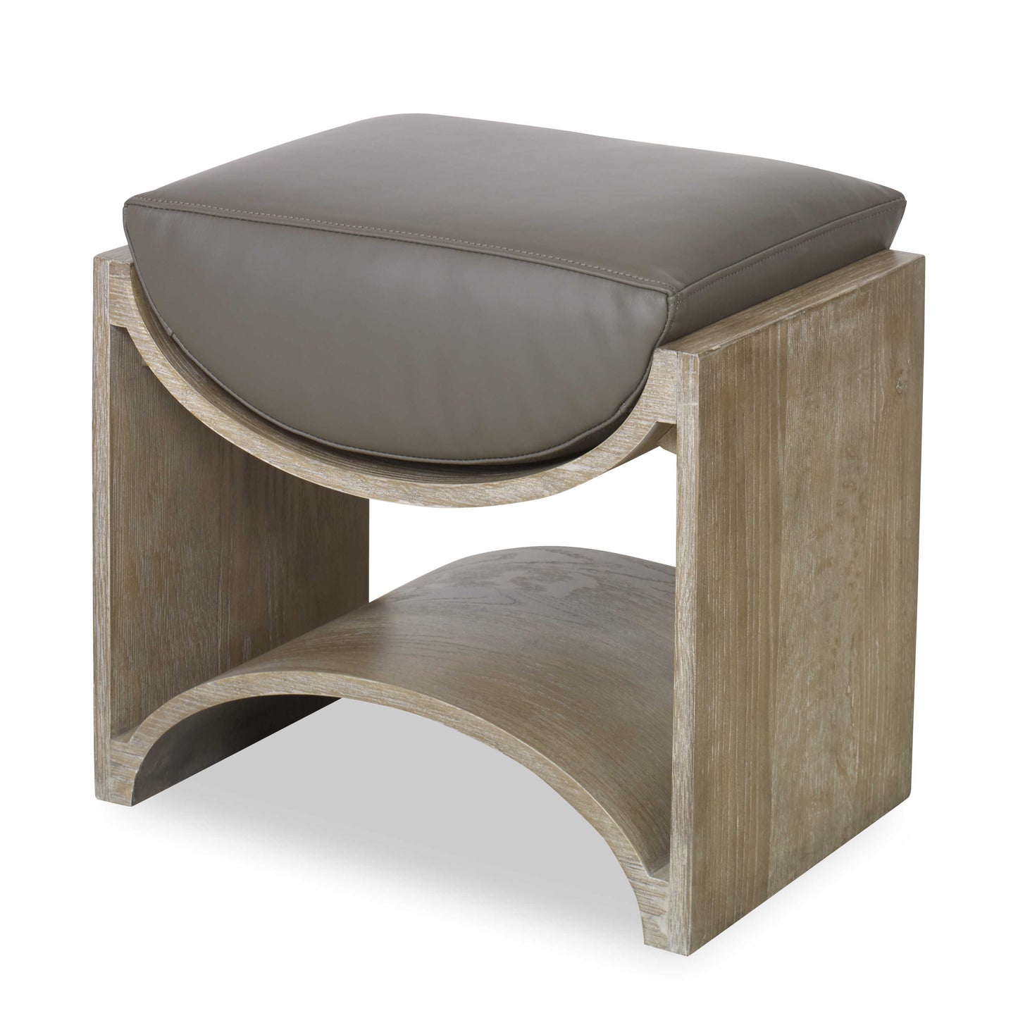 CRADLE BENCH - WEATHERED OAK