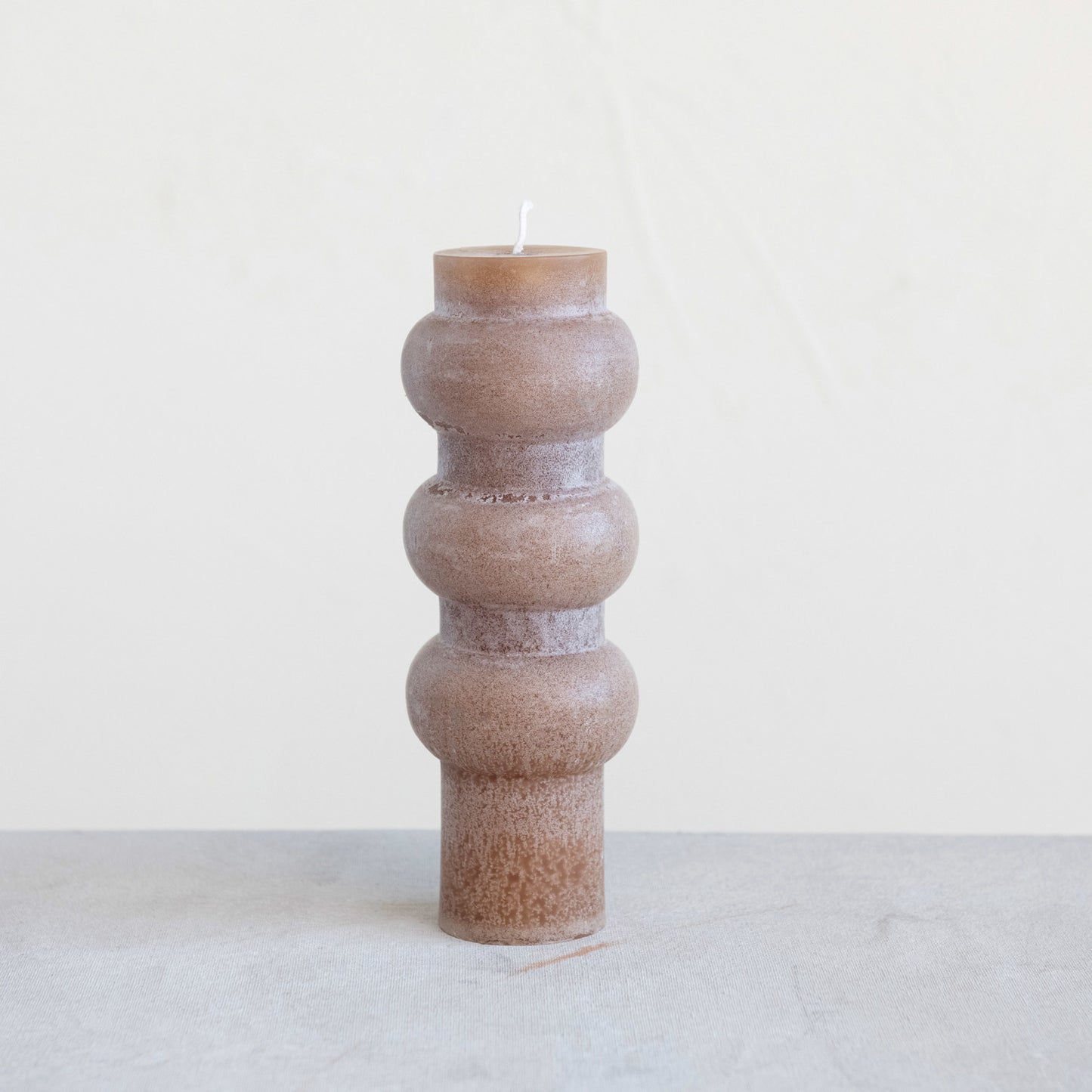 Brown Totem Pillar Candle