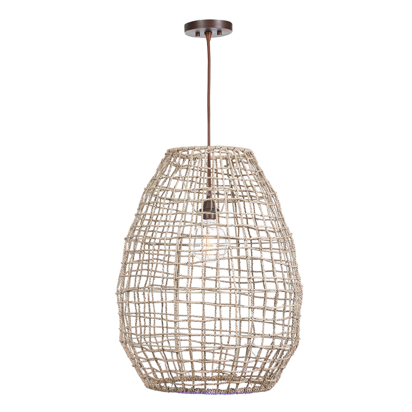 Cross Weave, 1 LT Pendant