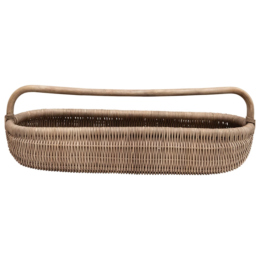 Rattan Long Stem Basket