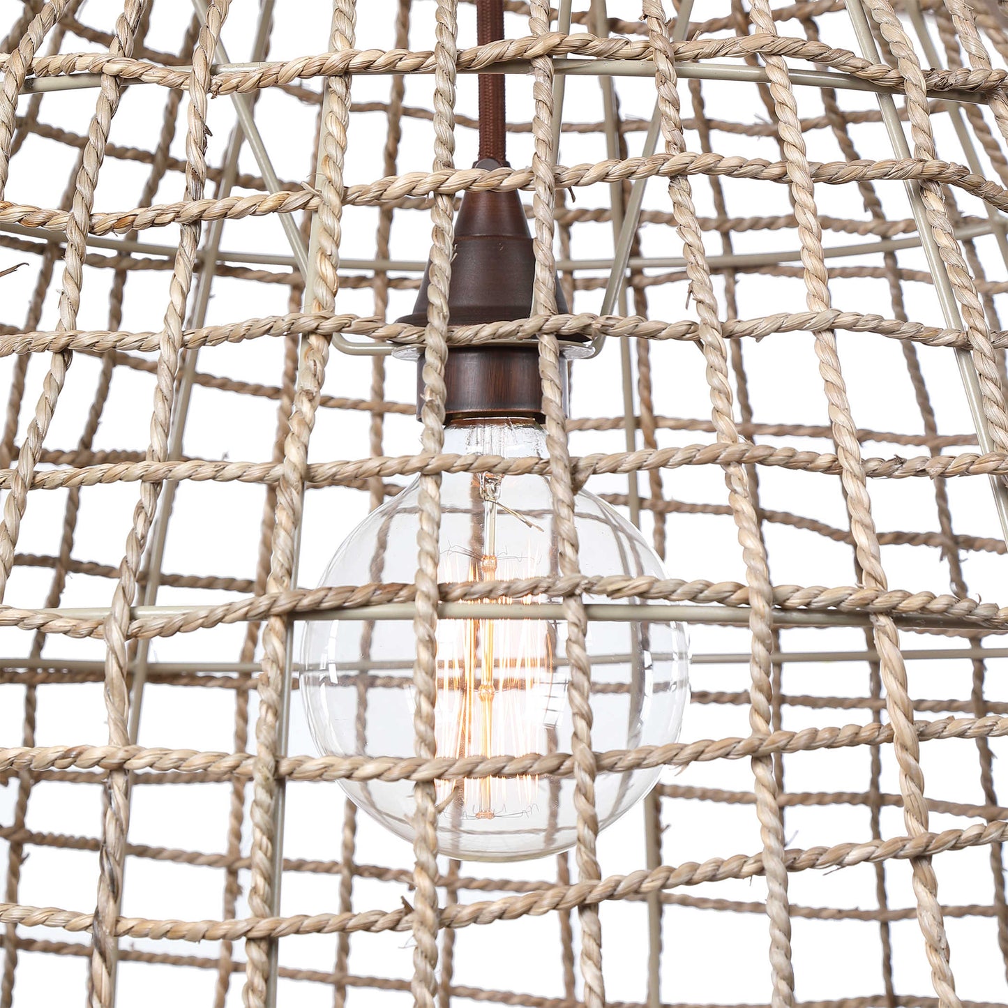 Cross Weave, 1 LT Pendant