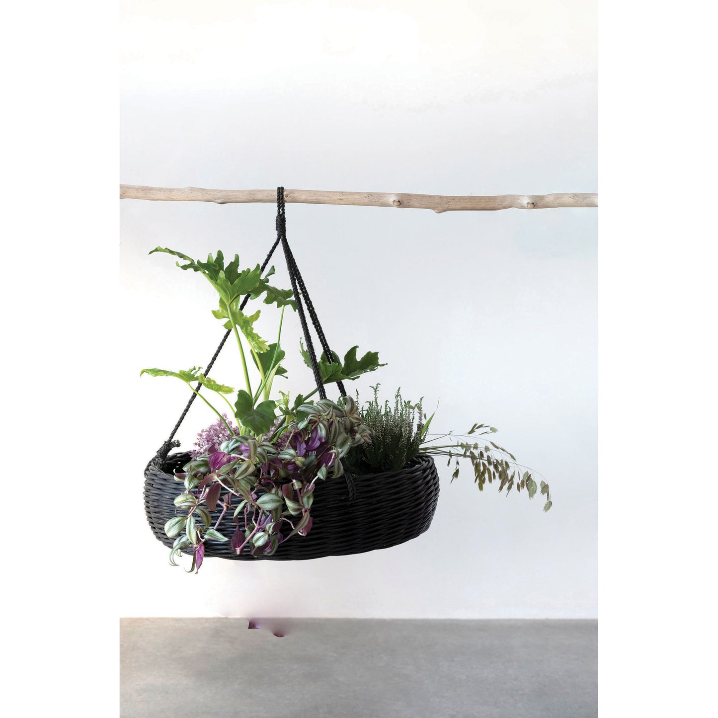Hanging Rattan Basket