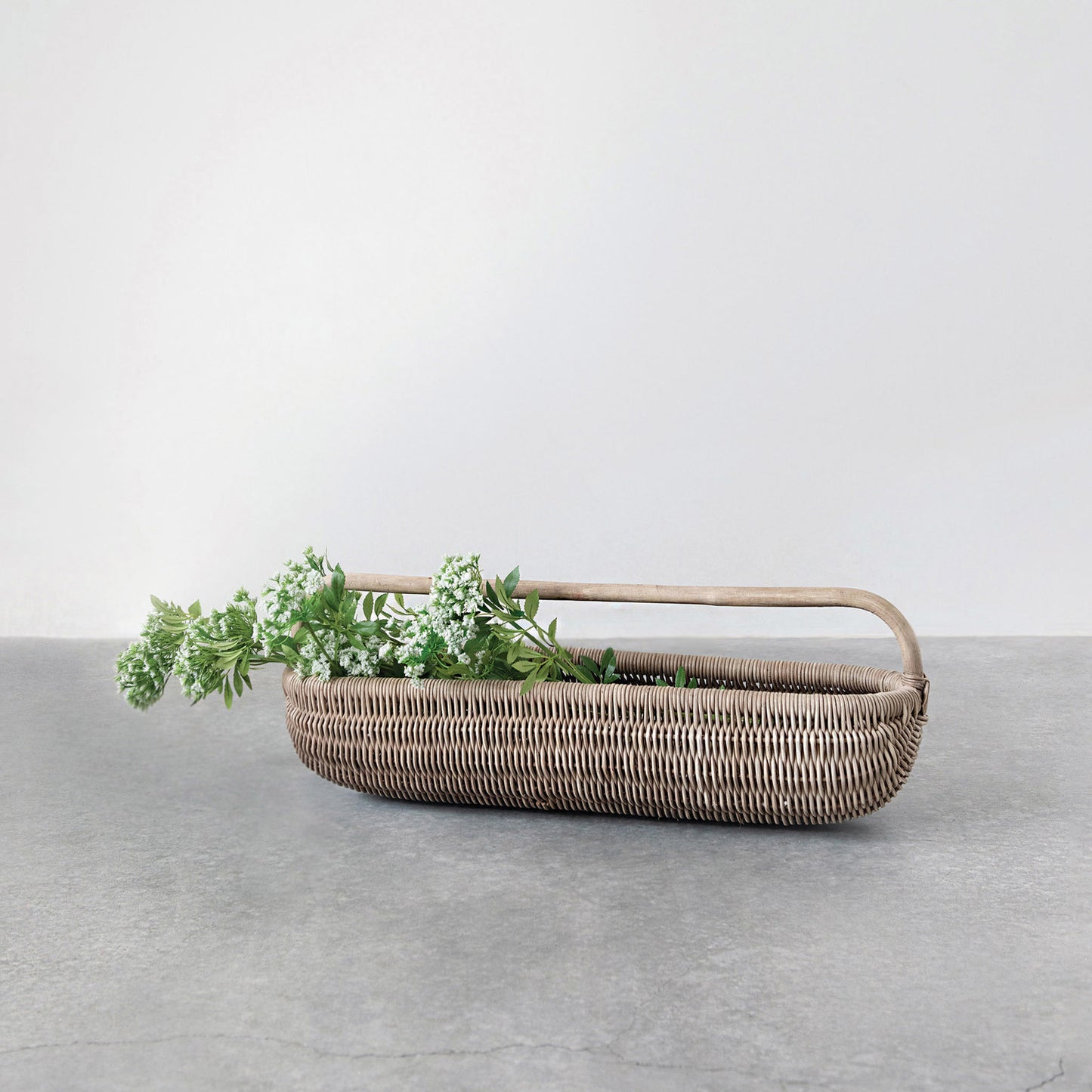 Rattan Long Stem Basket