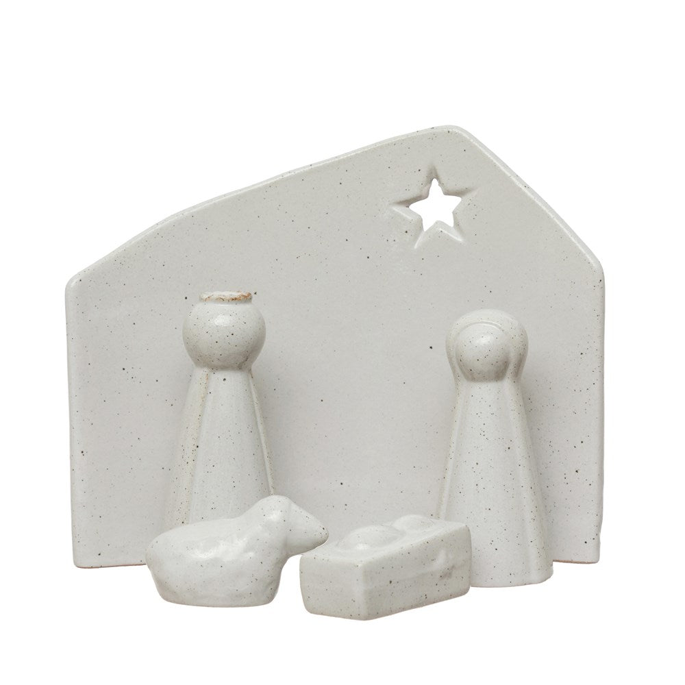 Nativity Stoneware 5 Piece set