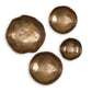 Lucky Coins Indoor-Outdoor Metal Wall Decor, S/4