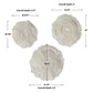 Ocean Gems Indoor-Outdoor Wall Decor, Natural, S/3