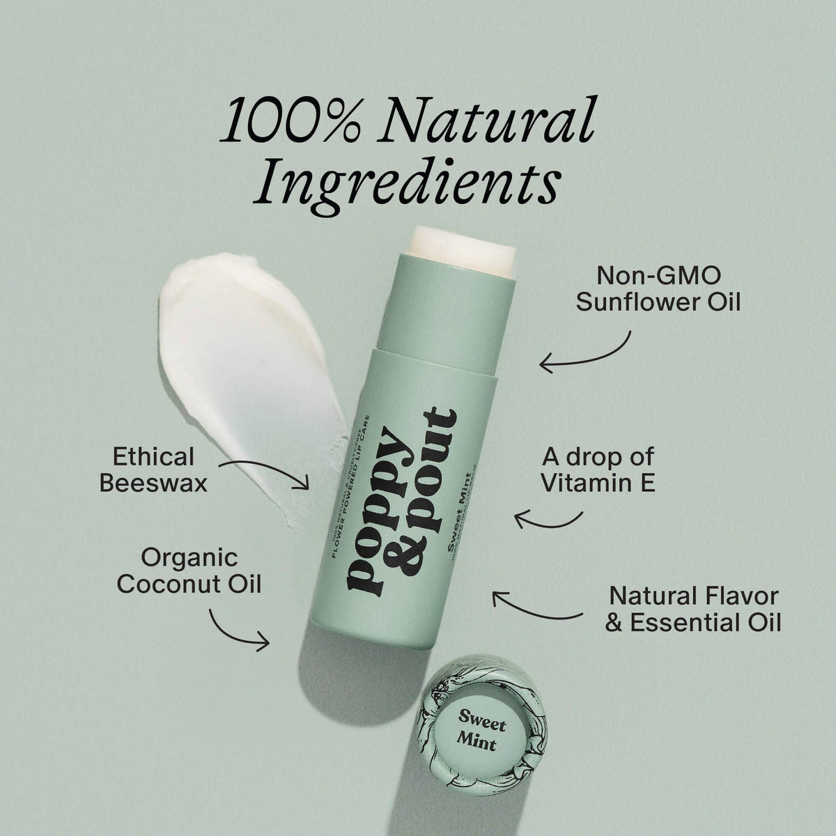 Sweet Mint Lip Balm Poppy & Pout