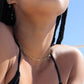 18K Gold Paperclip Chain Necklace