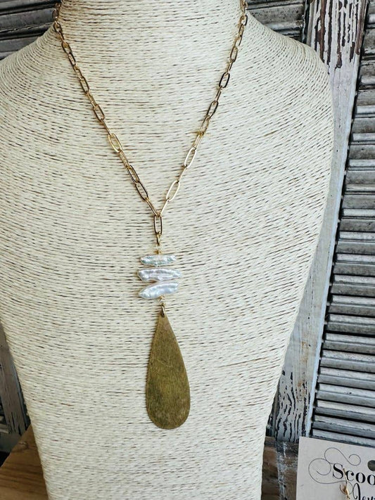 Freshwater Pearl Stack - Necklace