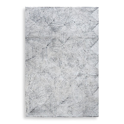 Maze Blue Rug