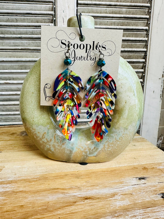 Multi  Fringe Earrings