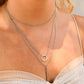18K Gold PVD Stainless Steel 3 Row Layered Chain Necklace