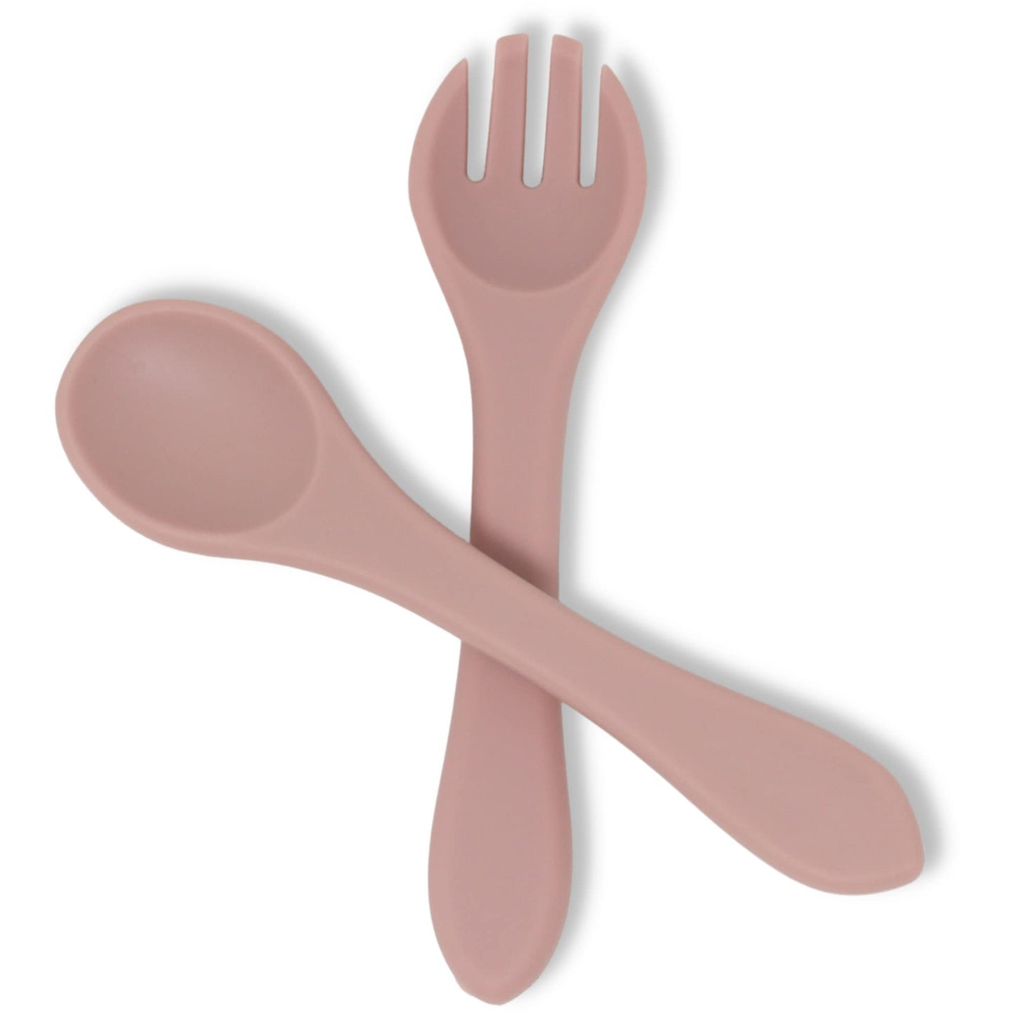 Blush Fork and Spoon