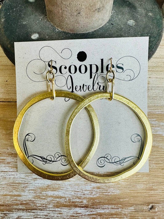 Rings and Hoops Gold Earrings