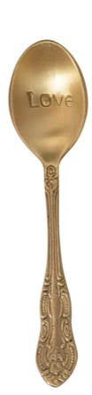 Brass Spoons Engraved