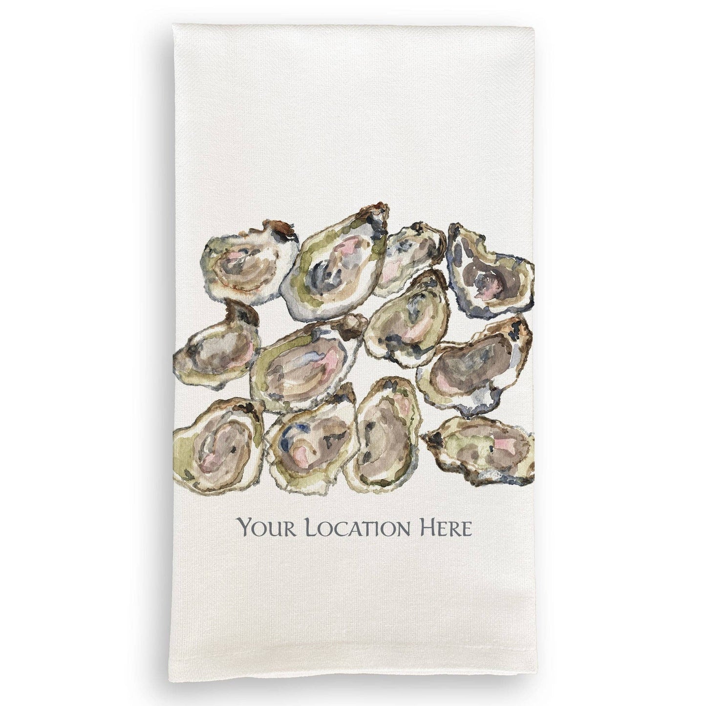 A Dozen Oysters Dishtowel