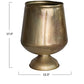 Metal Footed Planter