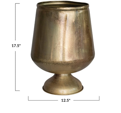 Metal Footed Planter