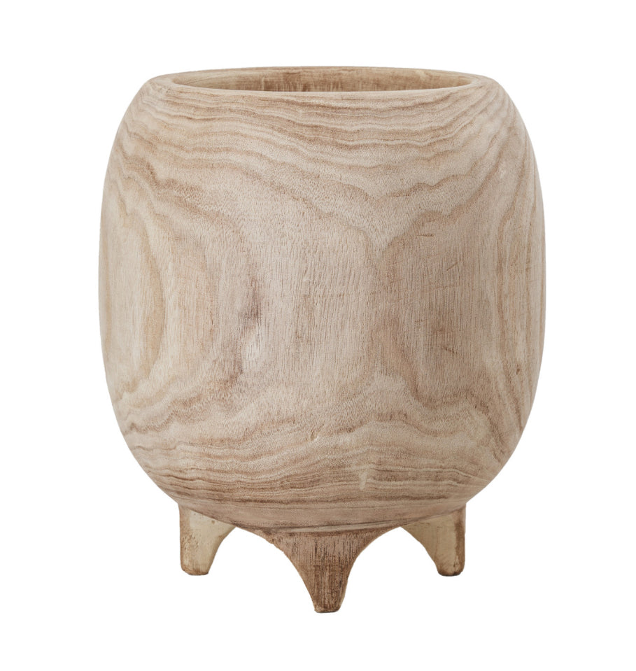 Paulownia Wood Footed Planter
