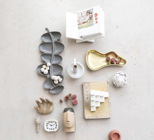 Interlocking Marble Book Holder
