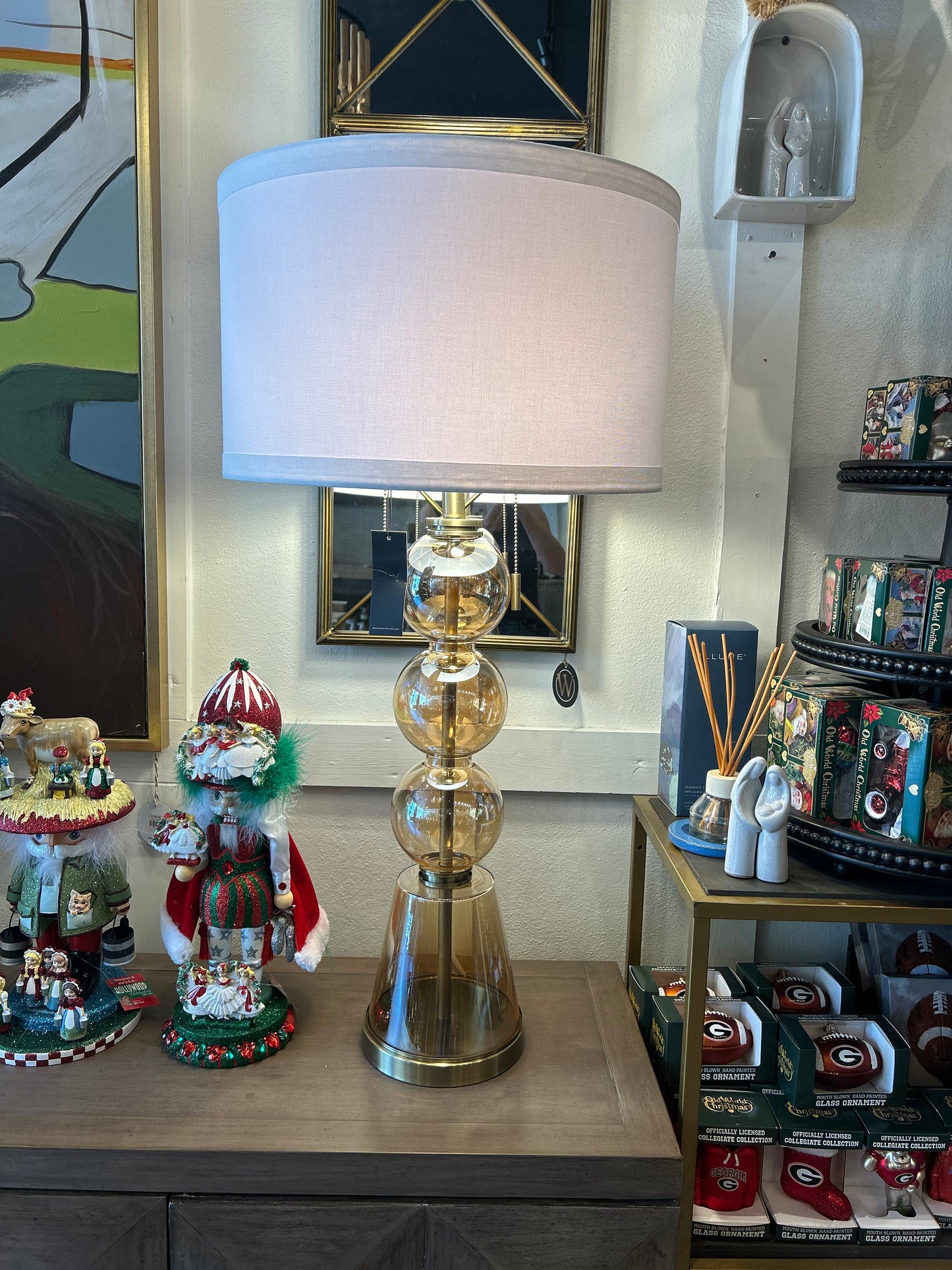Cordon Gold Glass Table Lamp