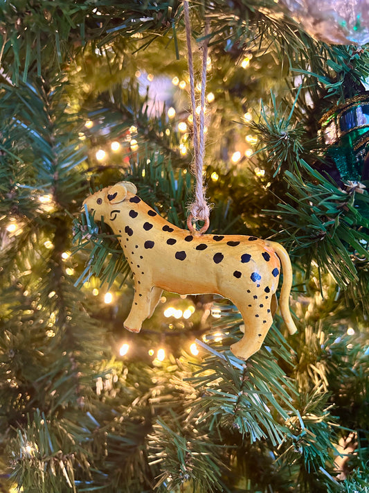 Cheetah Ornament