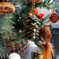 Metal Pinecone Ornament, 2 Styles