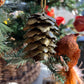Metal Pinecone Ornament, 2 Styles