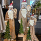Wooden Enameled Santa