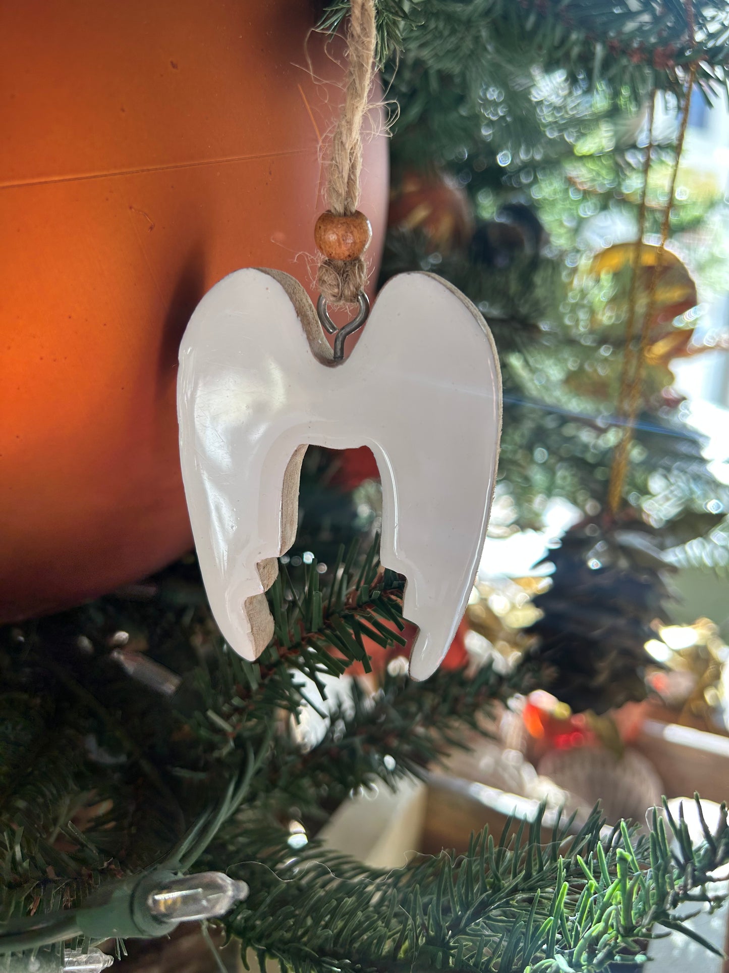 Wood and Enamel Ornaments