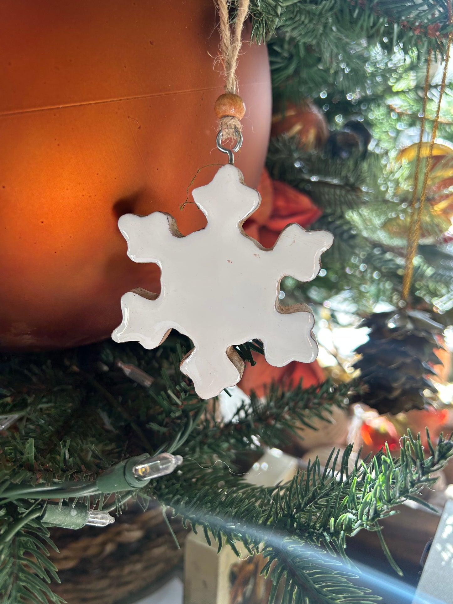 Wood and Enamel Ornaments