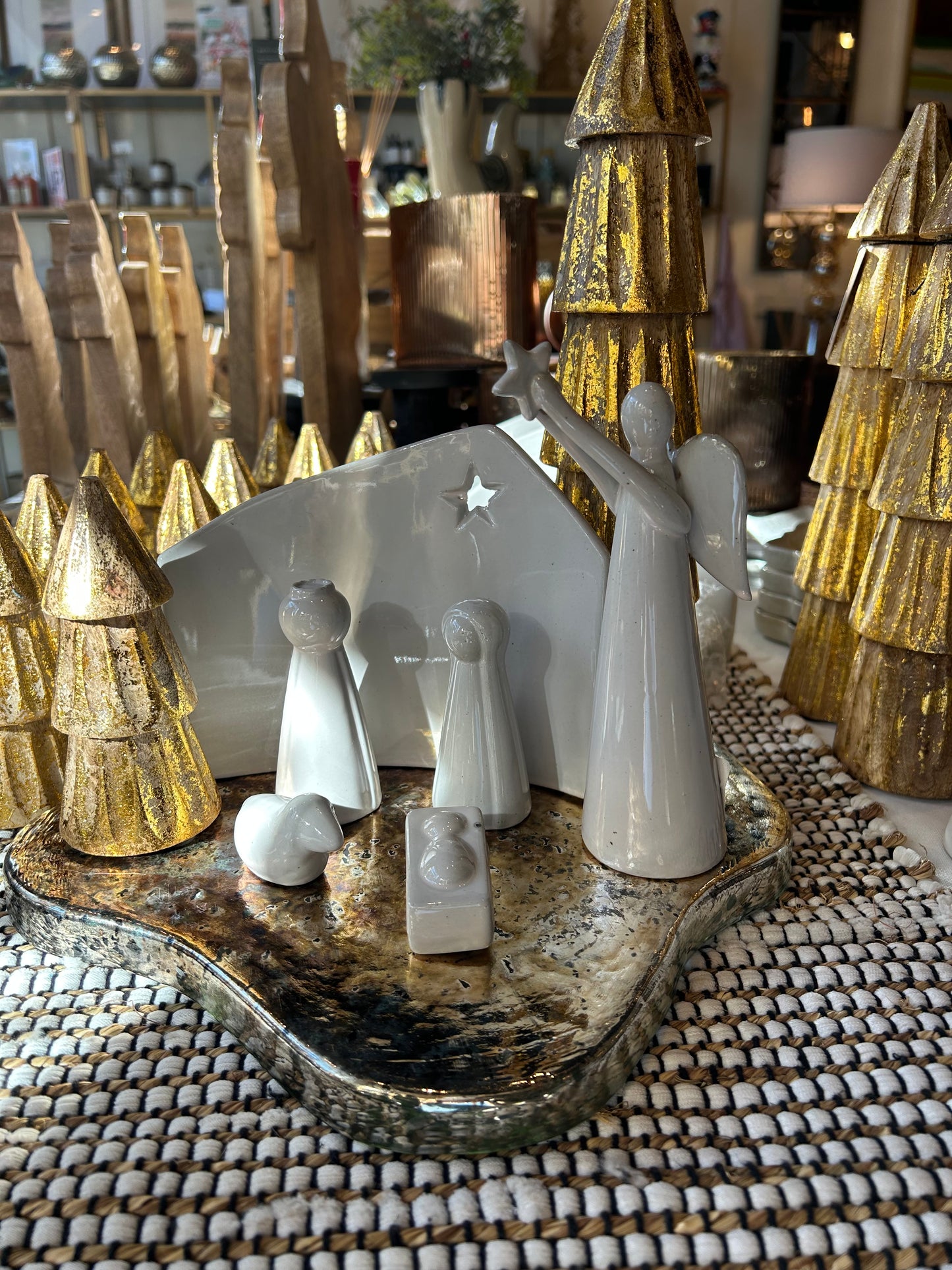 Nativity Stoneware 5 Piece set