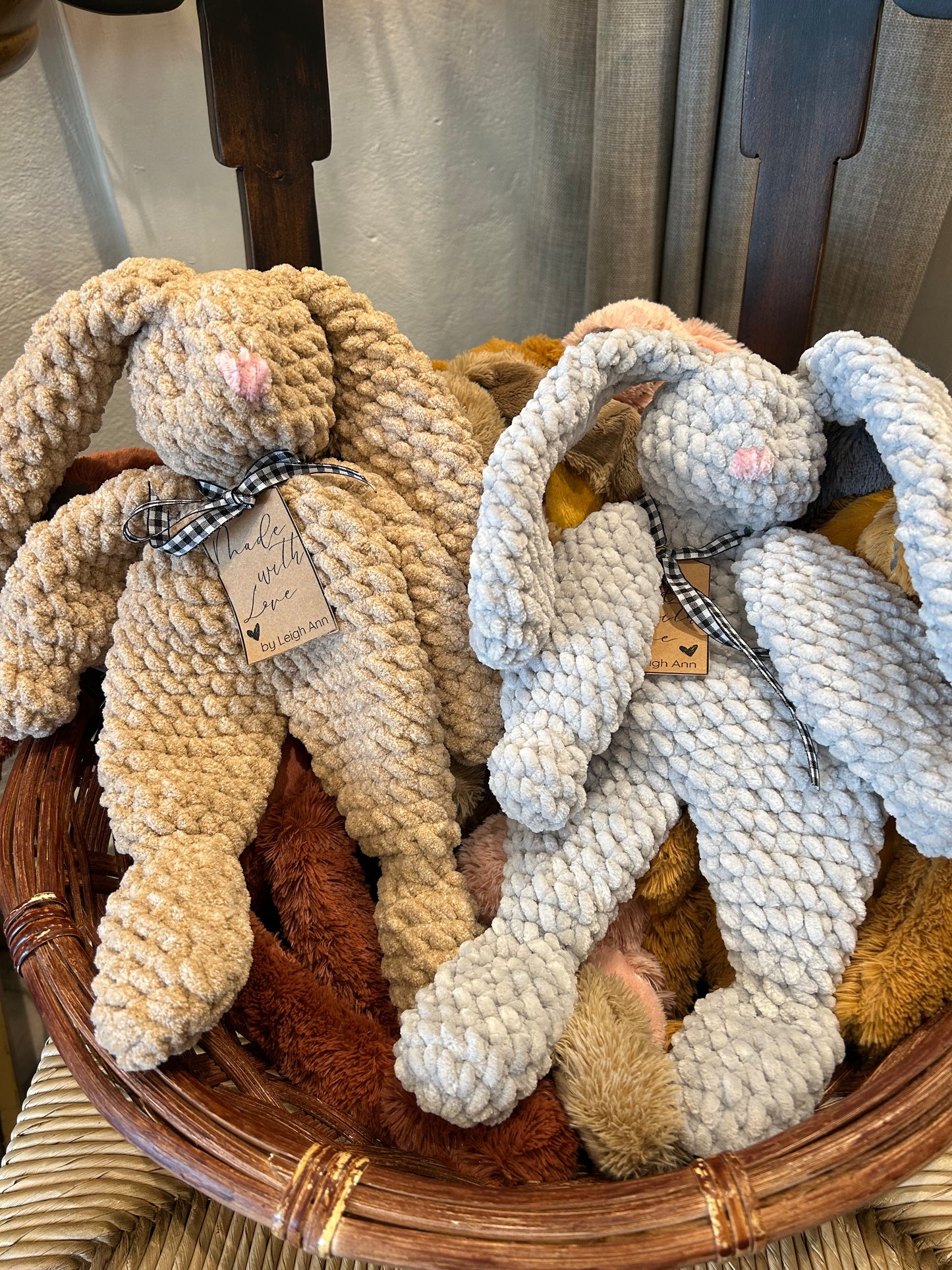 Handcrafted Bunny Loveys