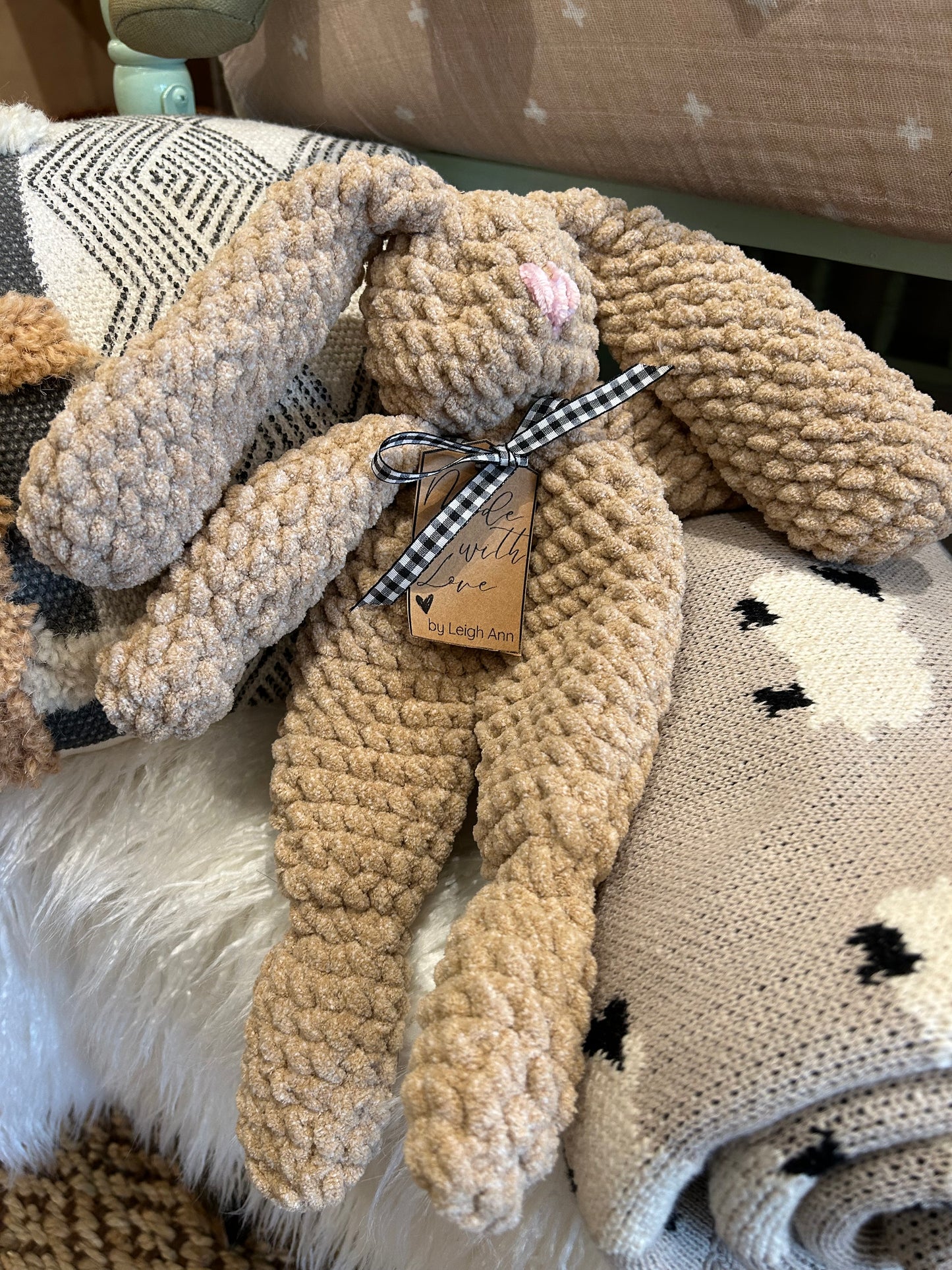 Handcrafted Bunny Loveys
