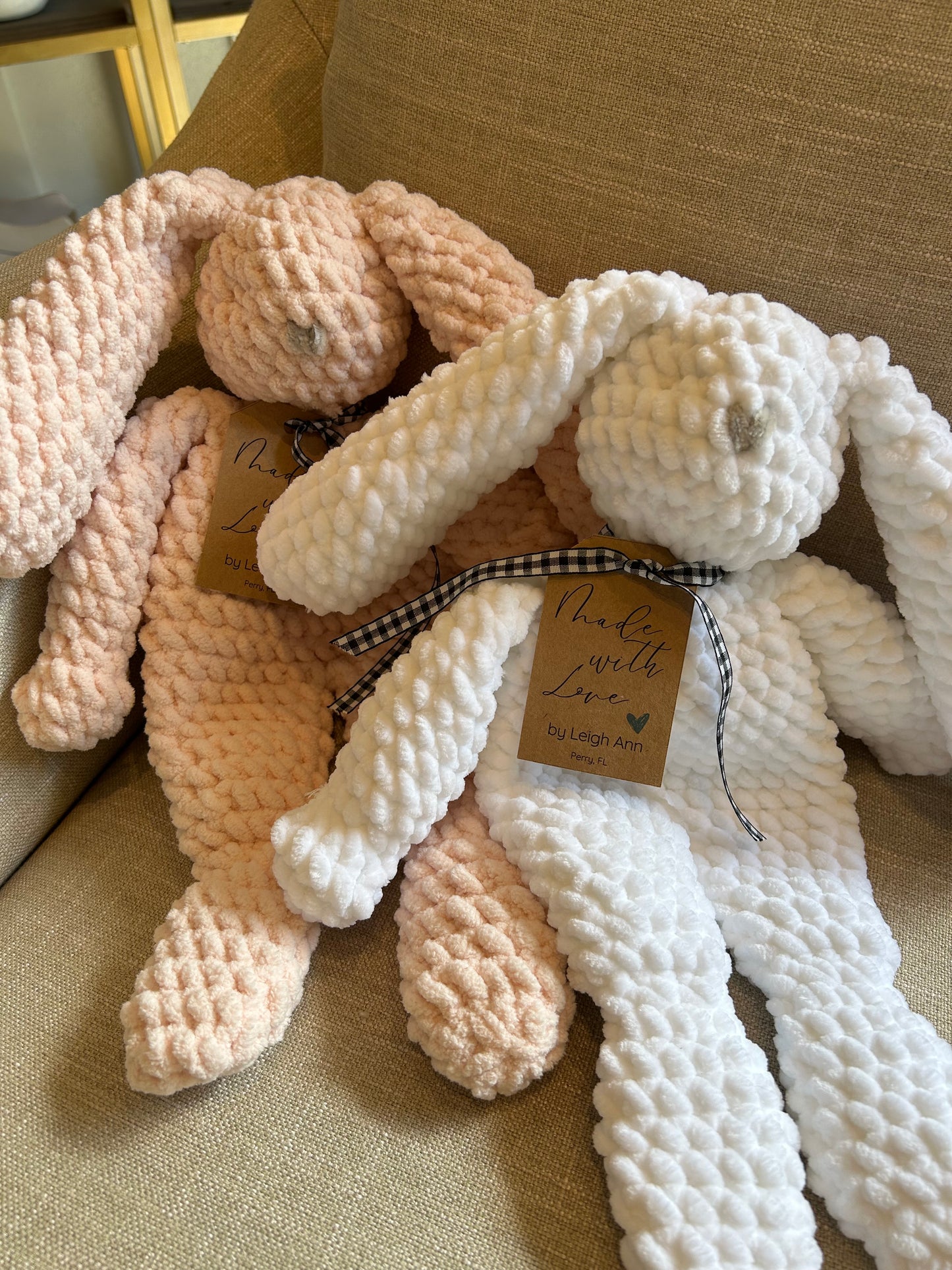 Handcrafted Bunny Loveys