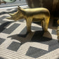 Rhino with Gold Finish