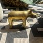 Rhino with Gold Finish