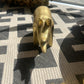 Rhino with Gold Finish