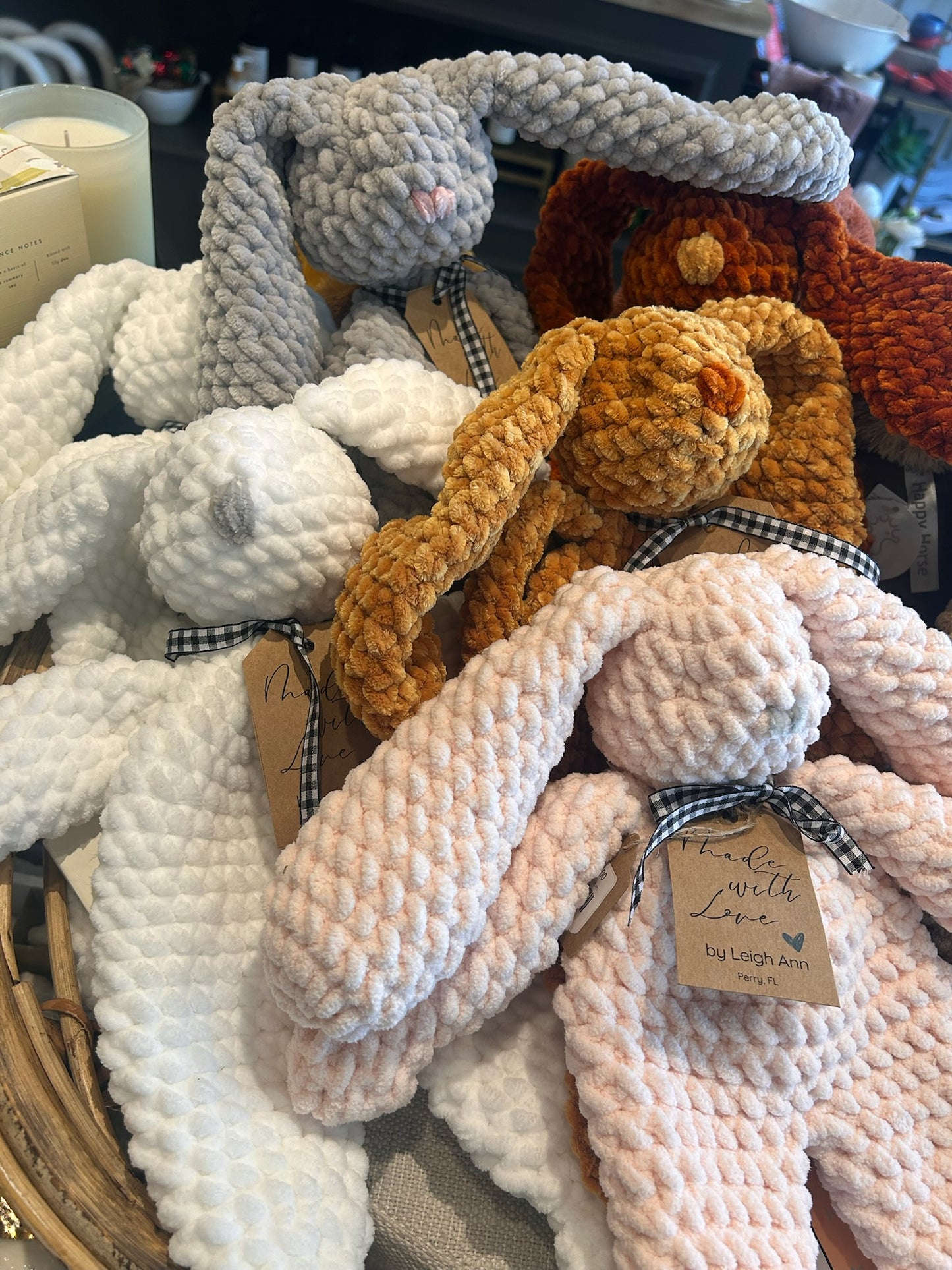 Handcrafted Bunny Loveys