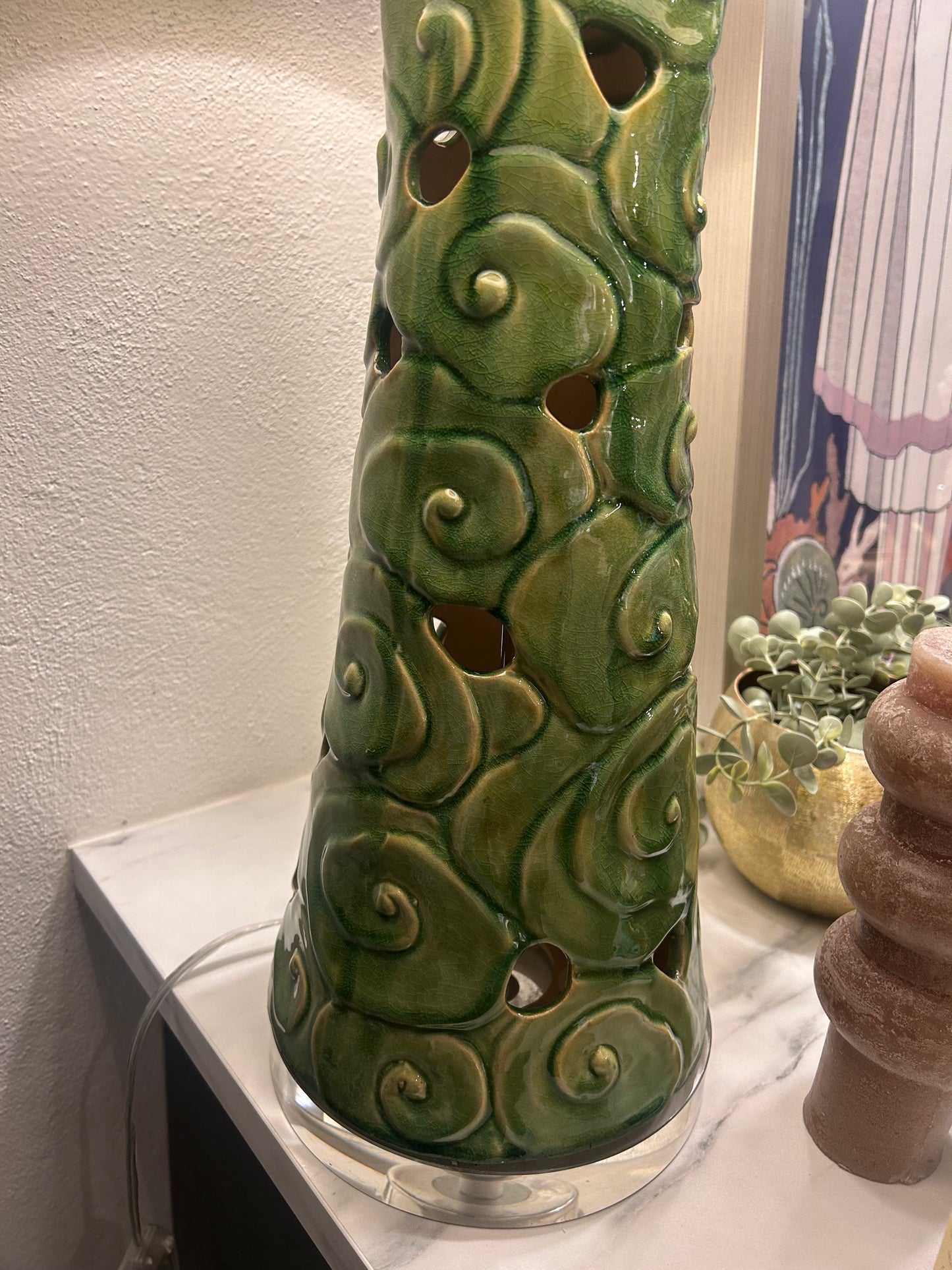 Lotus Ceramic Table Lamp
