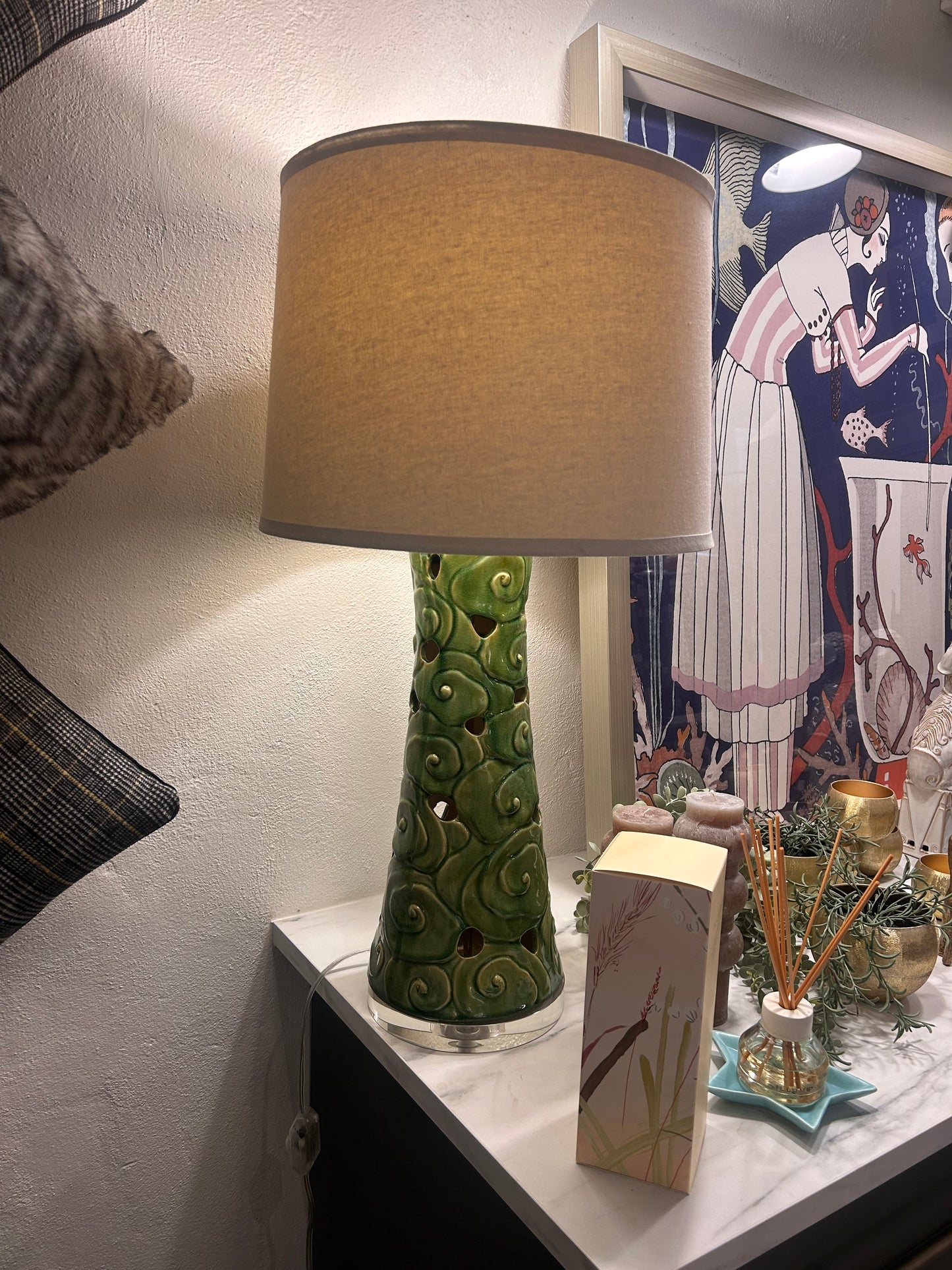 Lotus Ceramic Table Lamp