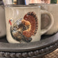 16 oz. Hand-Painted Embossed Stoneware Mug with Animal, 4 Styles (Each One Will Vary)