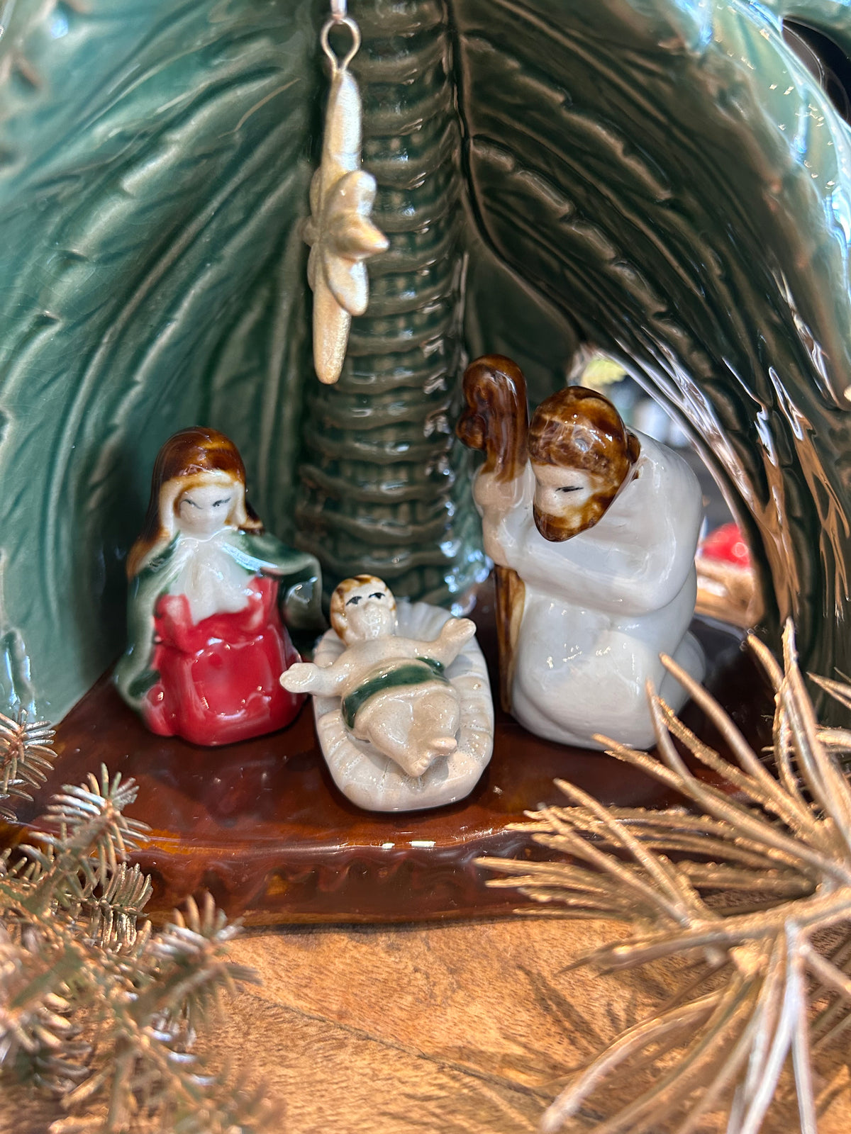 Stoneware Vintage Reproduction Nativity, Set of 6 (Each Will Vary)